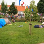 Tenten in de tuin, kinderdisco, buiten badderen en nog veel meer leuke dingen op ons jaarlijkse kampeerfeest